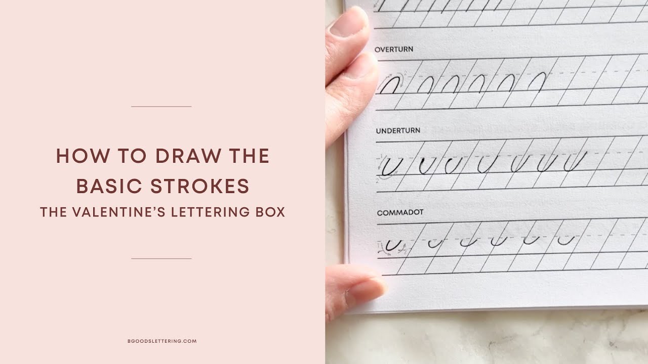 How to draw the basic strokes