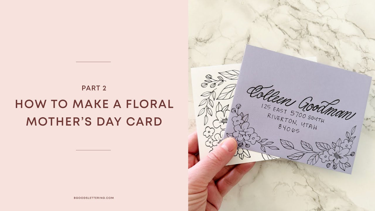 How to make a Mother's Day Card - Part 2