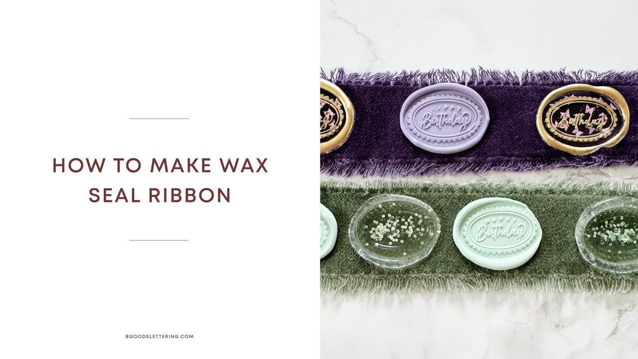 How to make wax seal ribbon