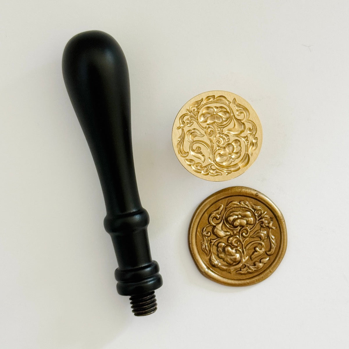 Tudor Florals Wax Stamp 3-D