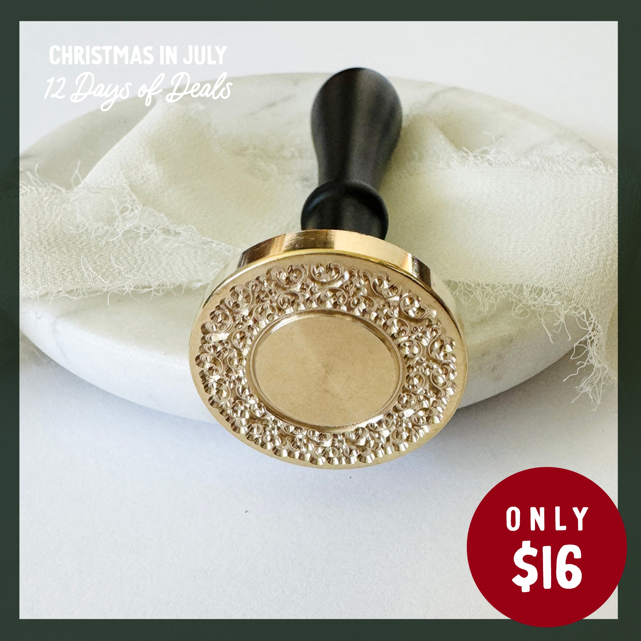 Lace Frame Wax Seal Stamp