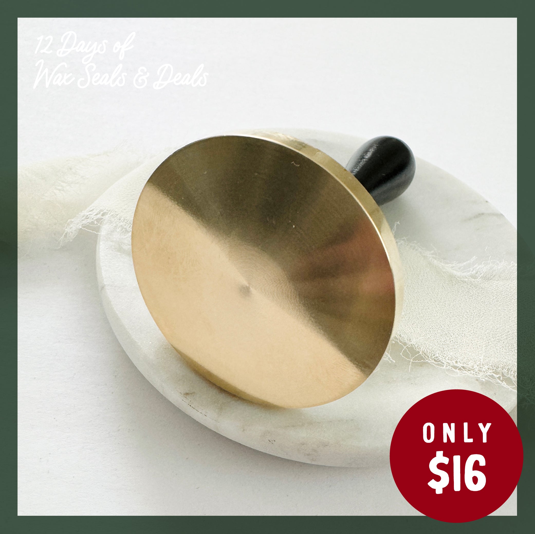 50MM Blank Round Wax Stamp