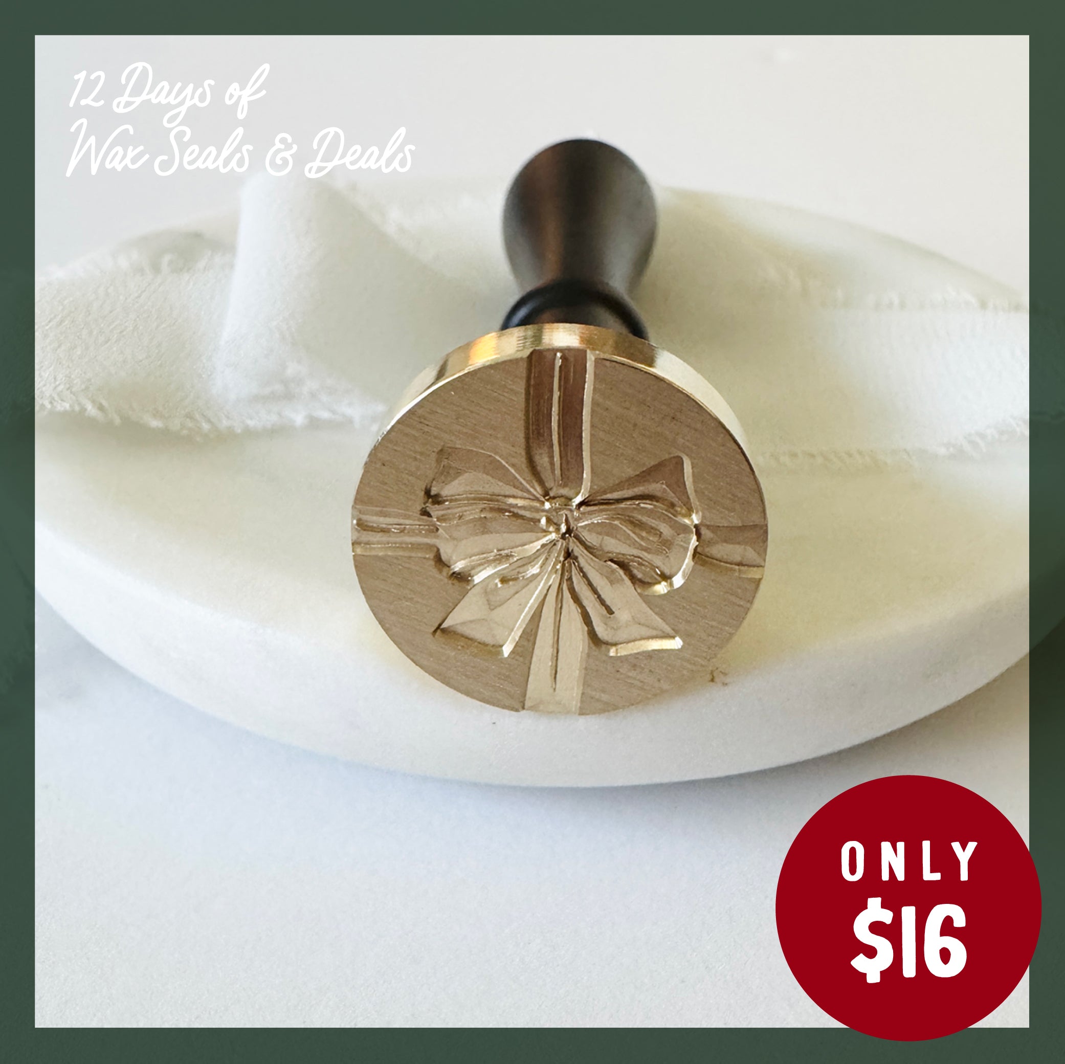 Elegant Bow Wax Stamp