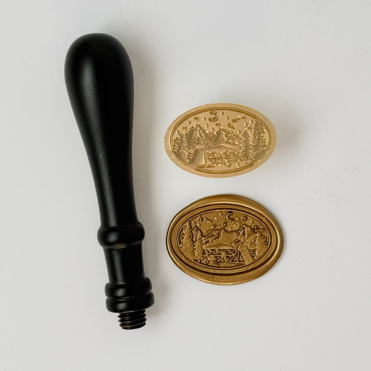 Camping Wax Stamp