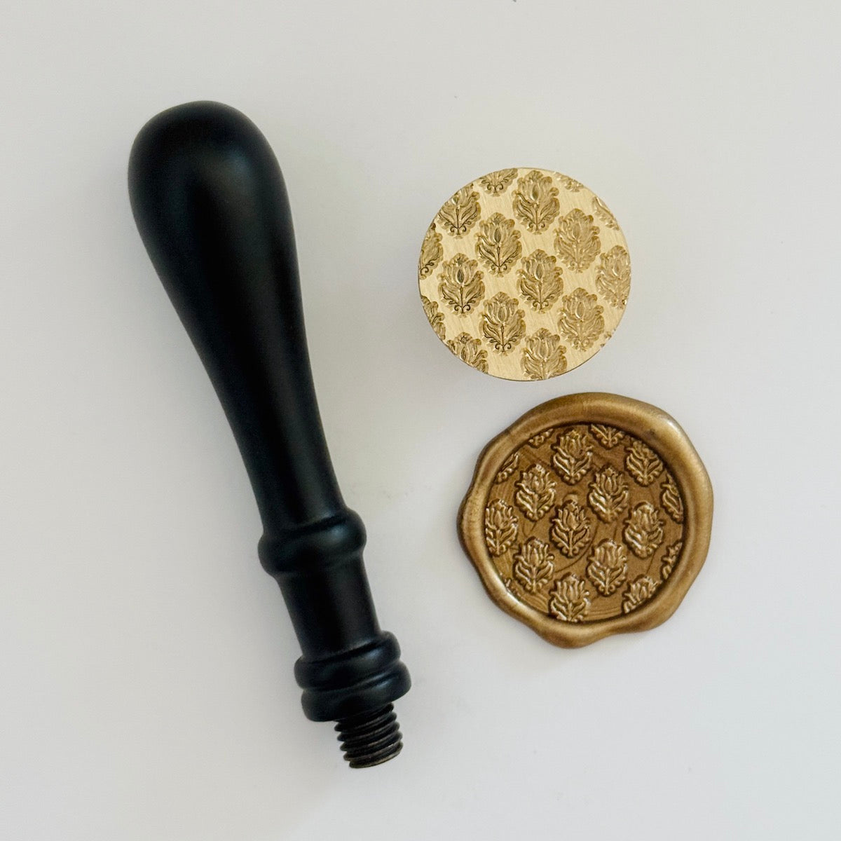 Damask Floral Wax Stamp