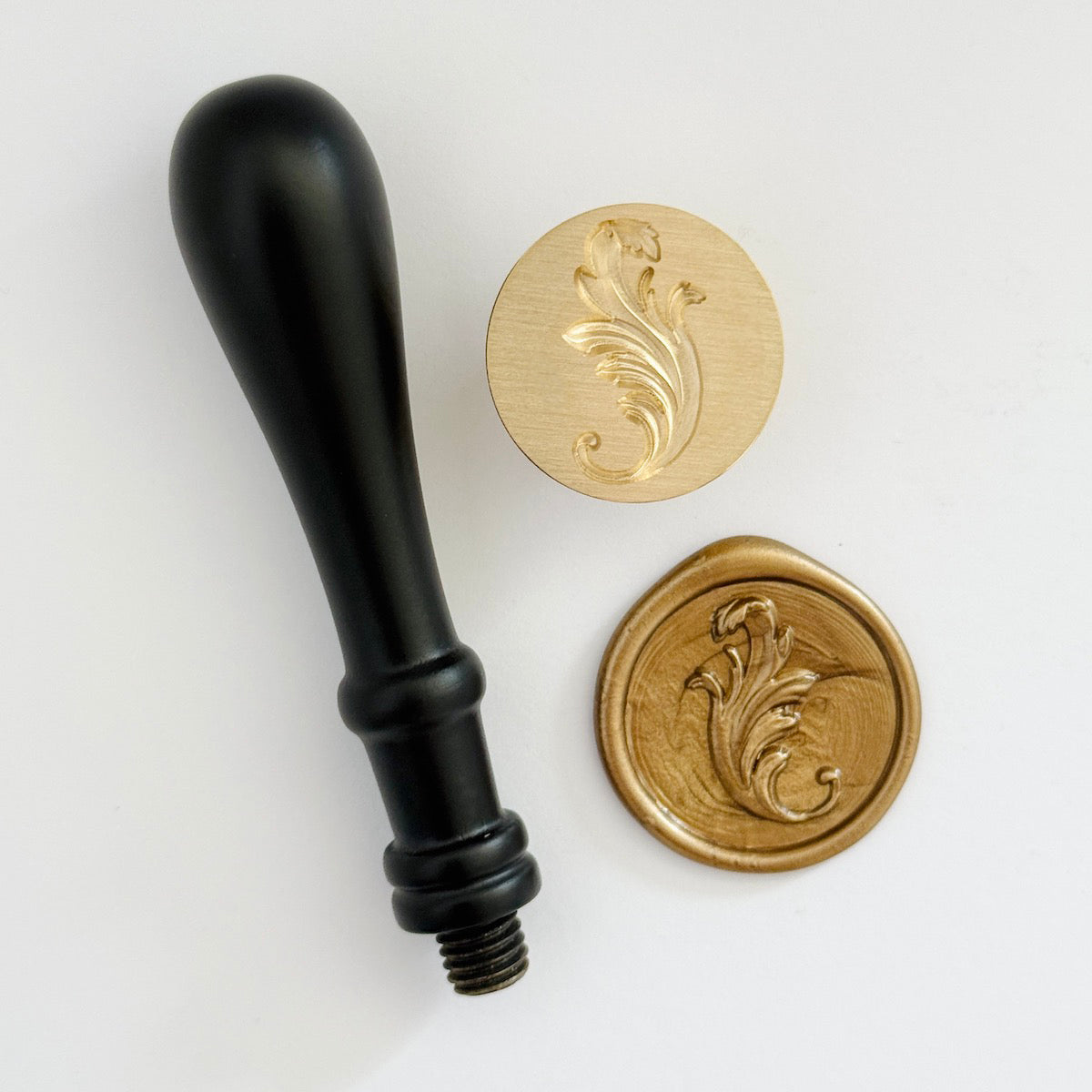 Acanthus Leaf Wax Stamp