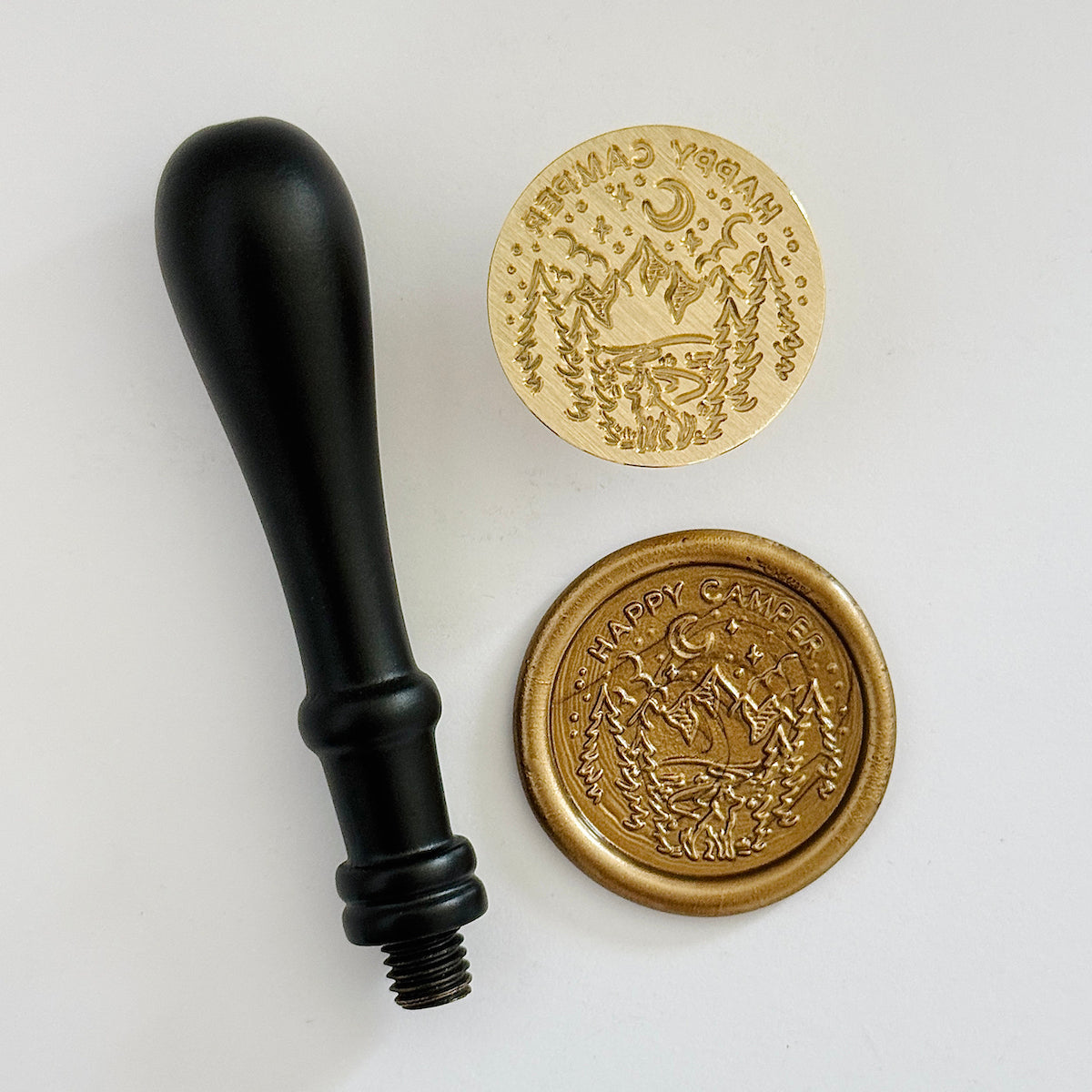 Happy Camper Wax Stamp