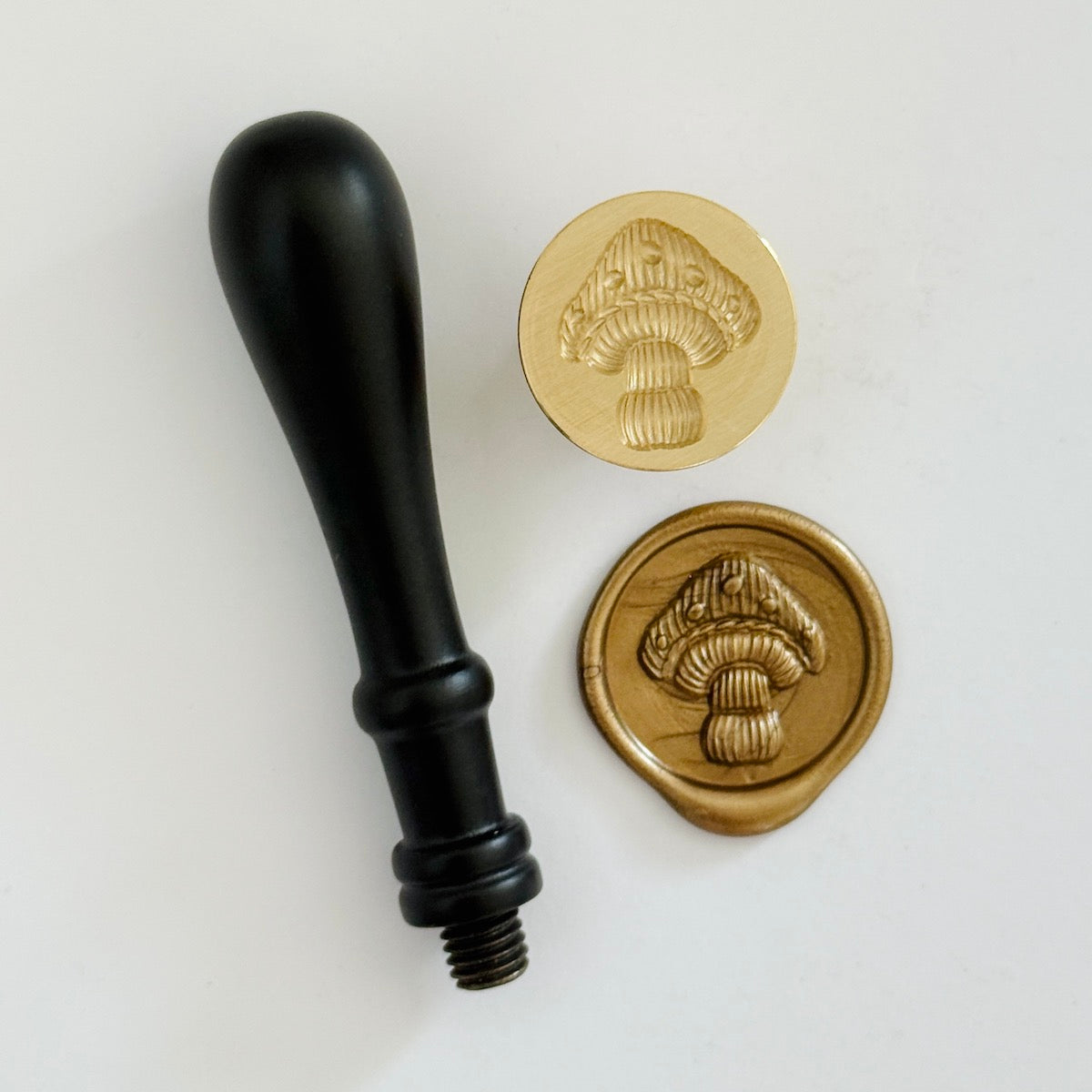 Mushroom Wax Stamp 3-D