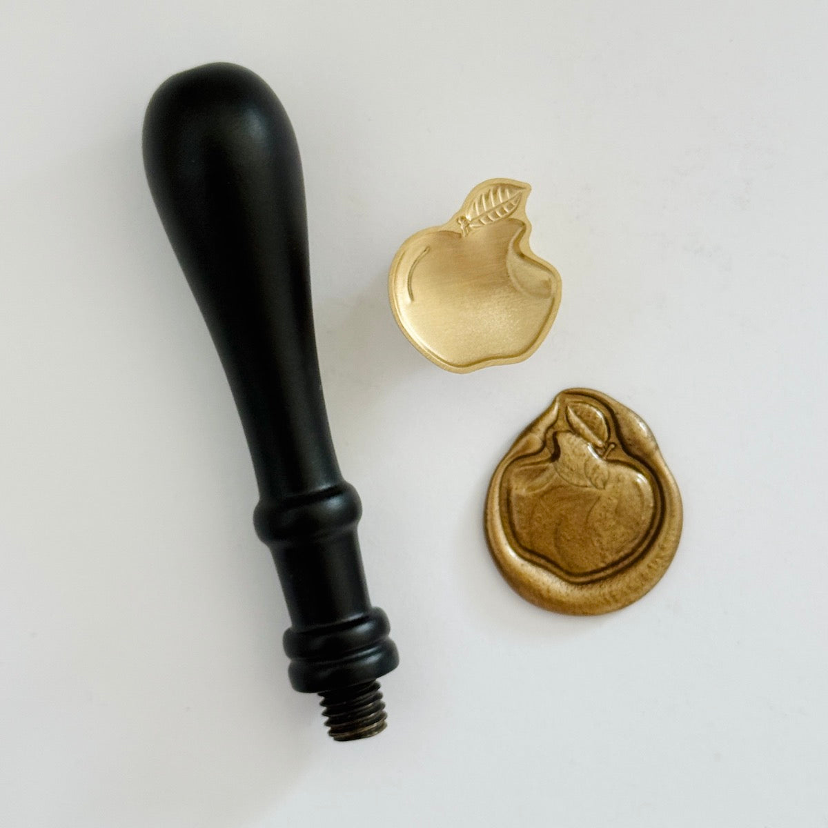 Apple Wax Stamp 3-D