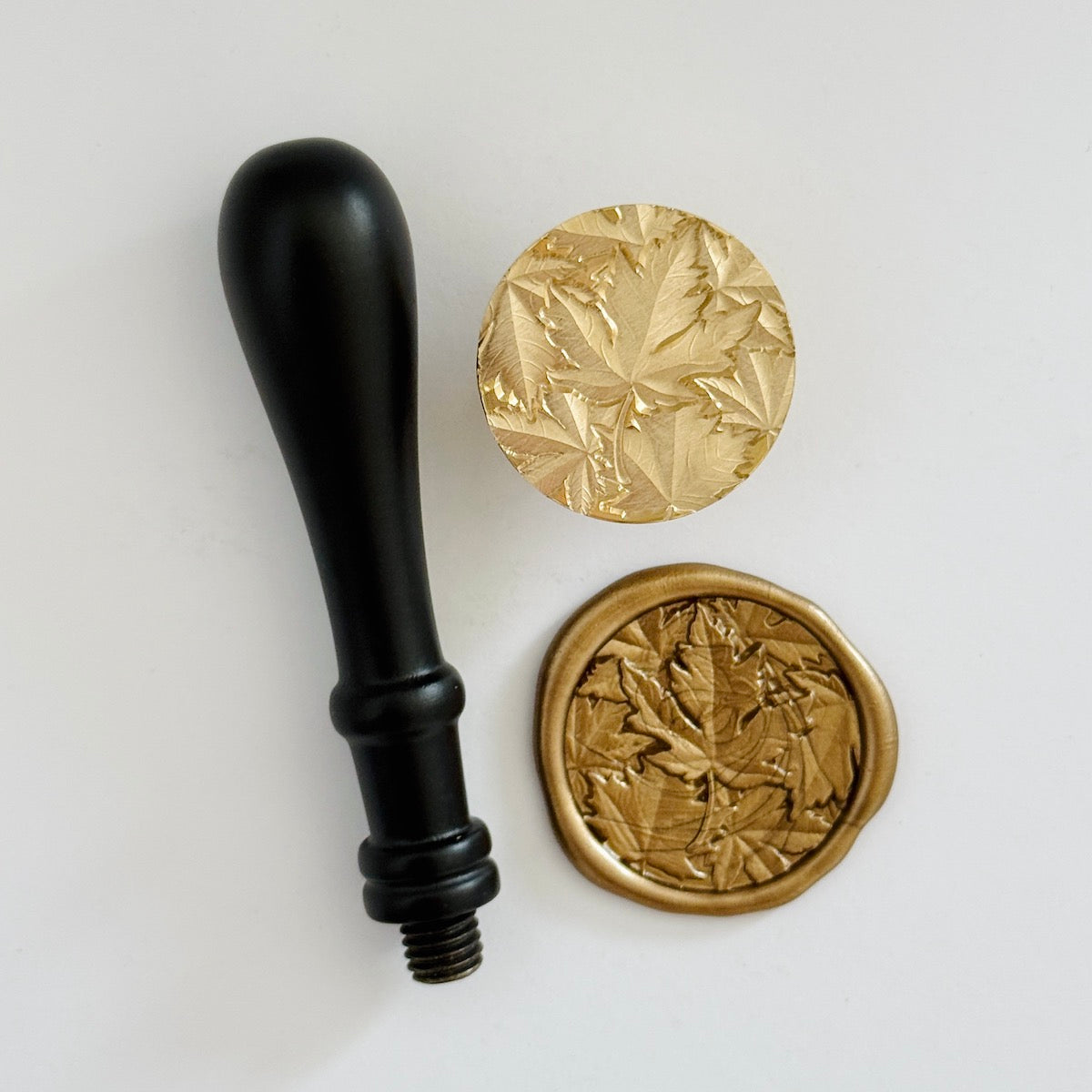 Maple Leaf Wax Stamp 3-D