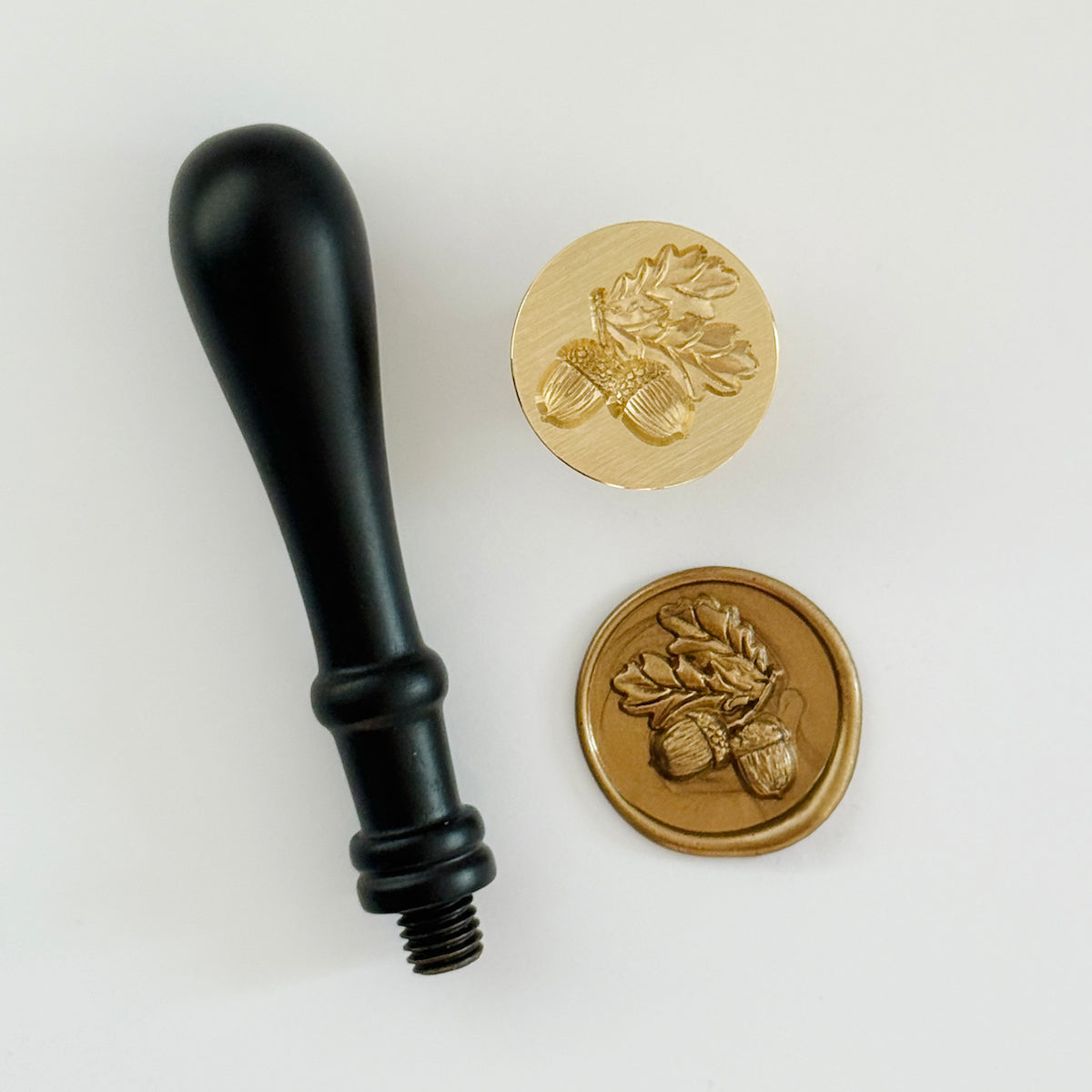 Acorns Wax Stamp 3-D