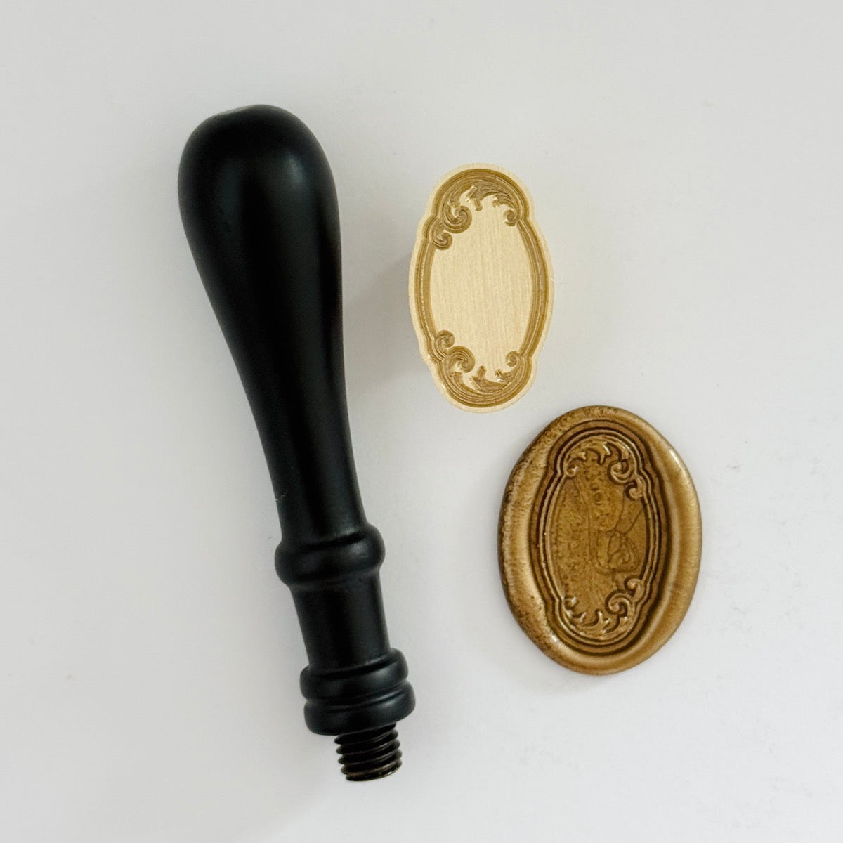 Oval Frame No. 9 Wax Stamp