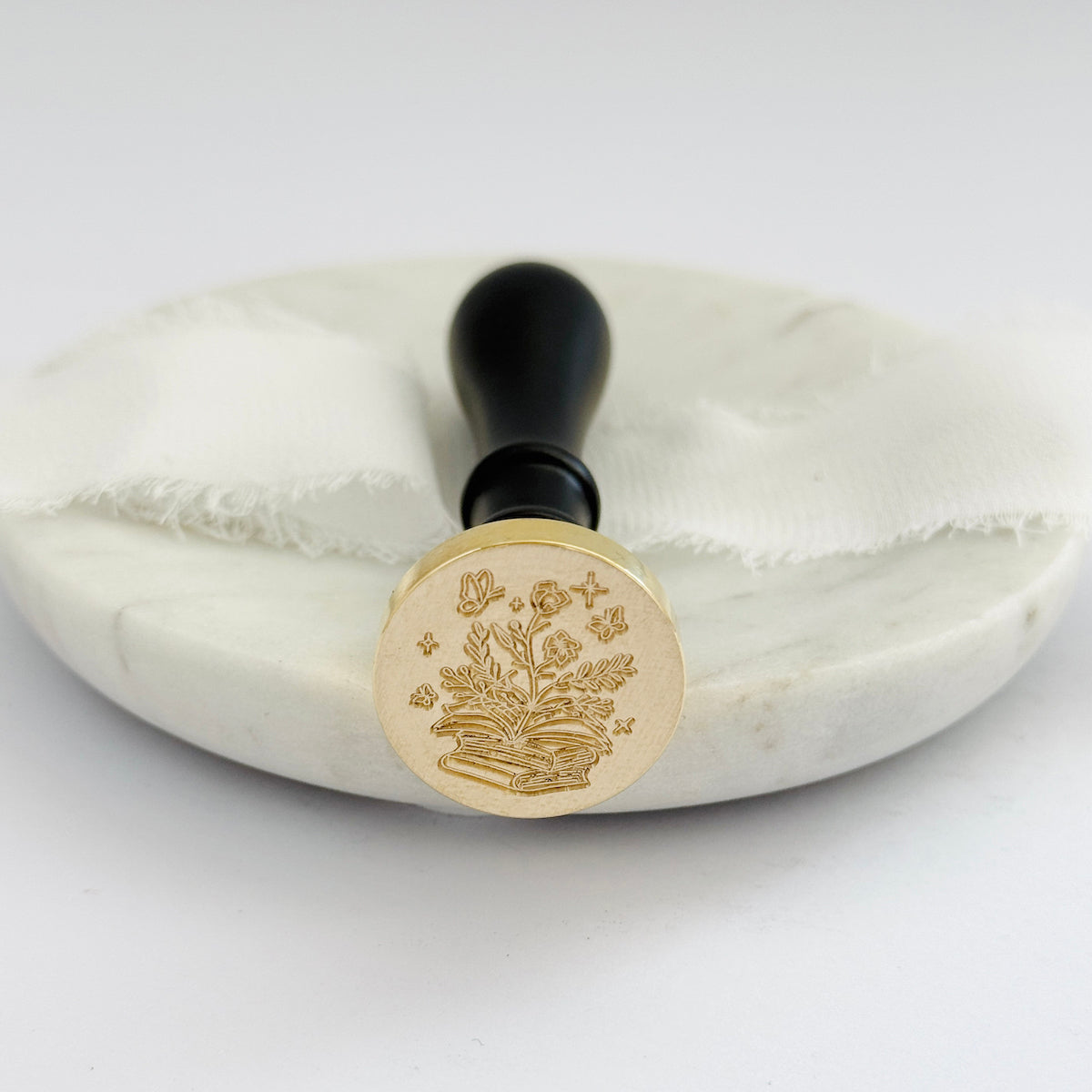 Fall Books Wax Stamp