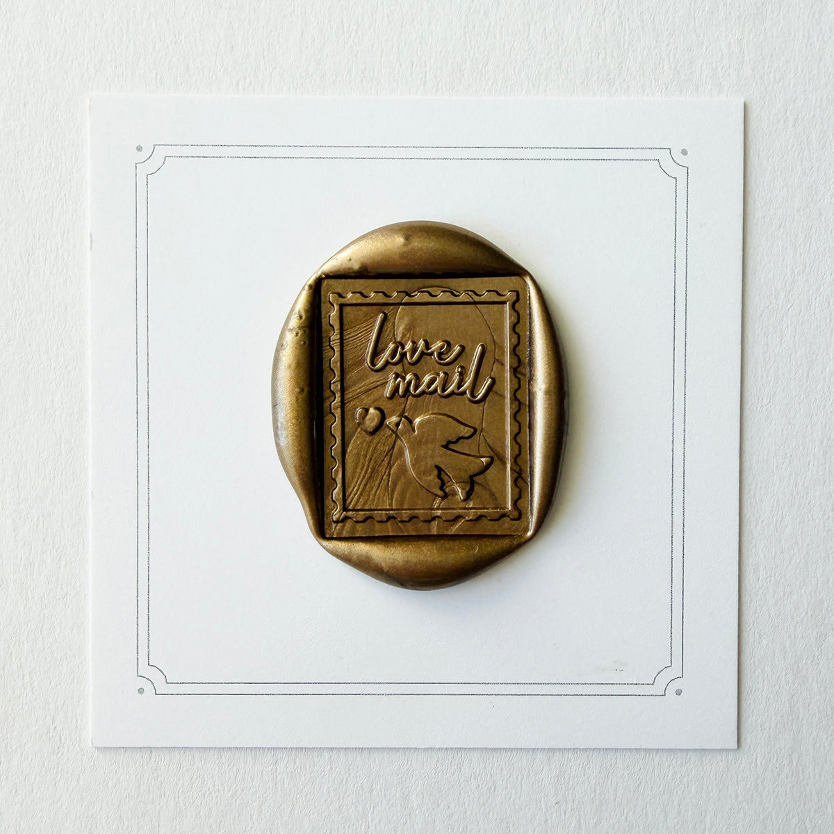 Postage Love Mail Wax Stamp