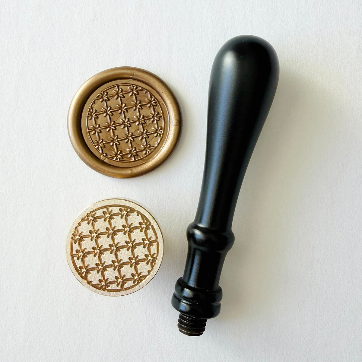 Winter Lattice Wax Seal Stamp