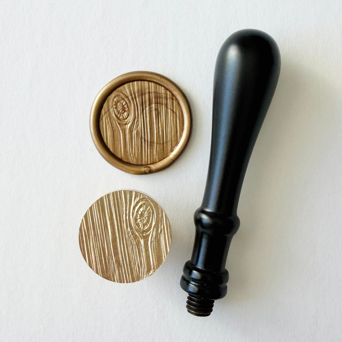 Rustic Wood Wax Seal Stamp