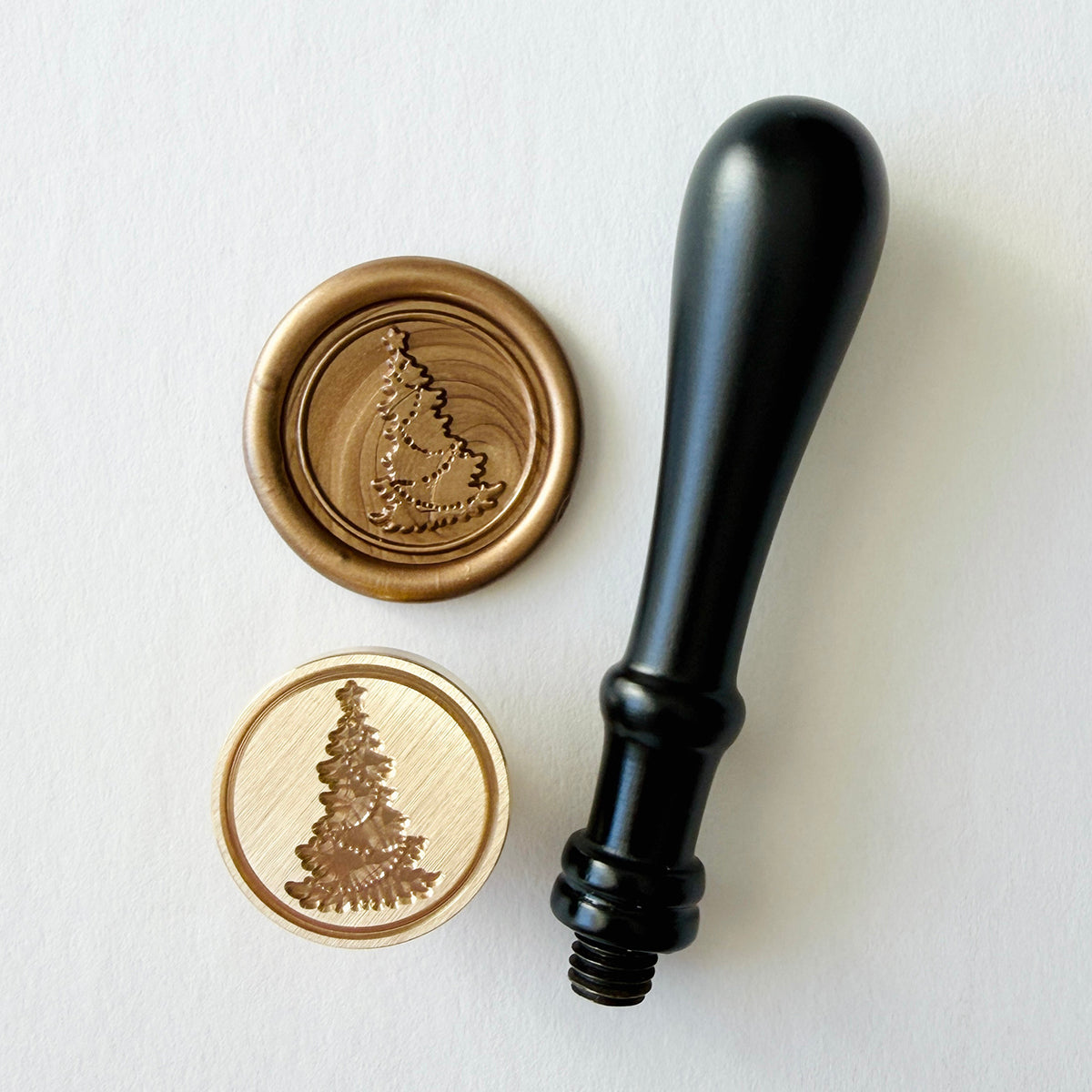 Border Christmas Tree Wax Seal Stamp