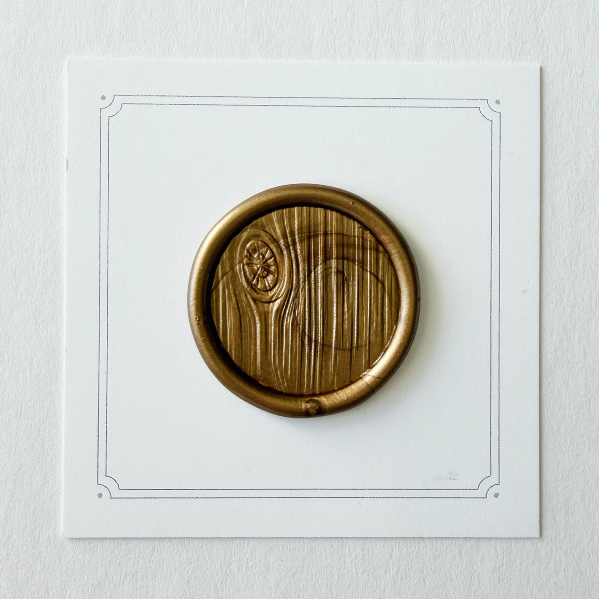 Rustic Wood Wax Seal Stamp