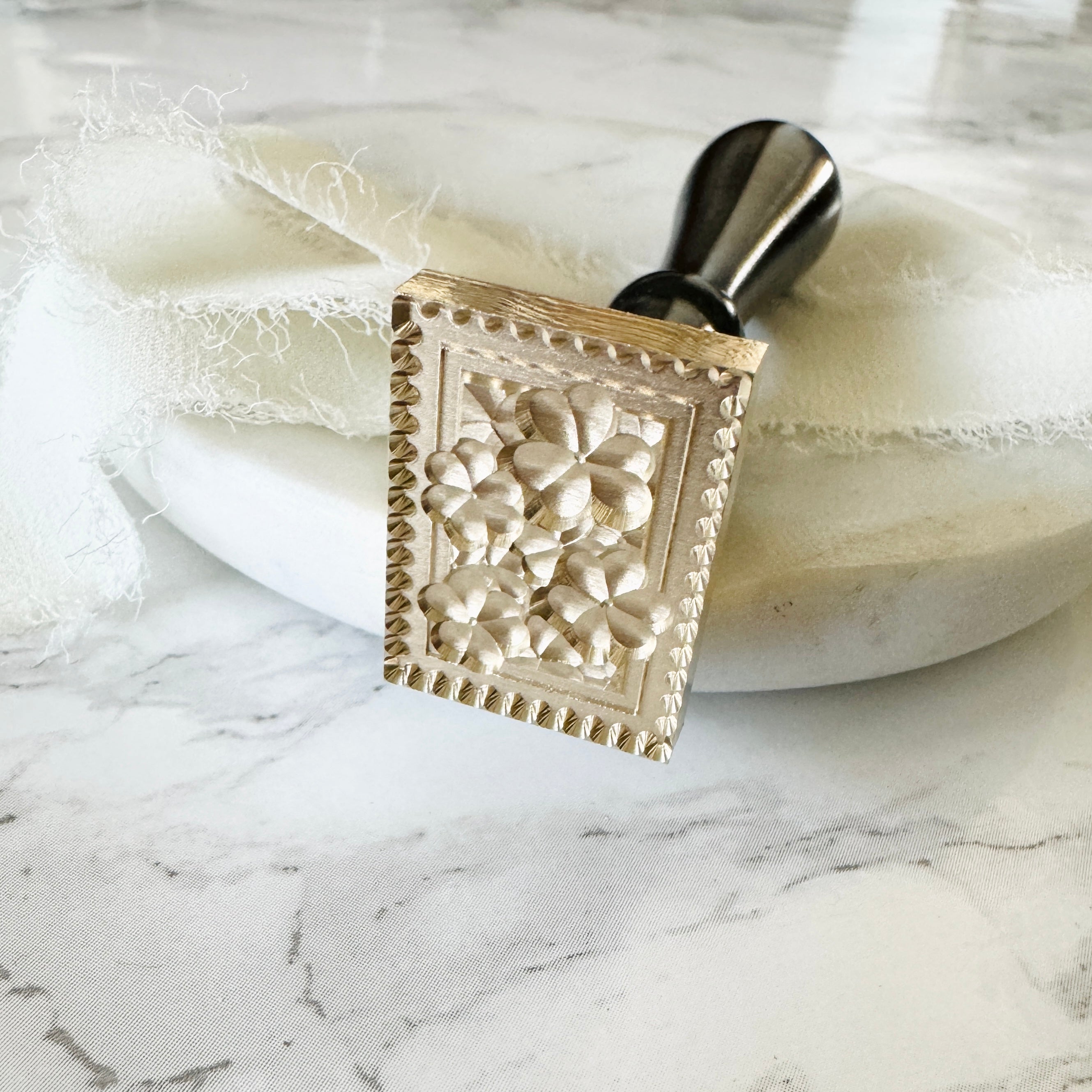 Postage Clover Stamp Wax Seal (3D)