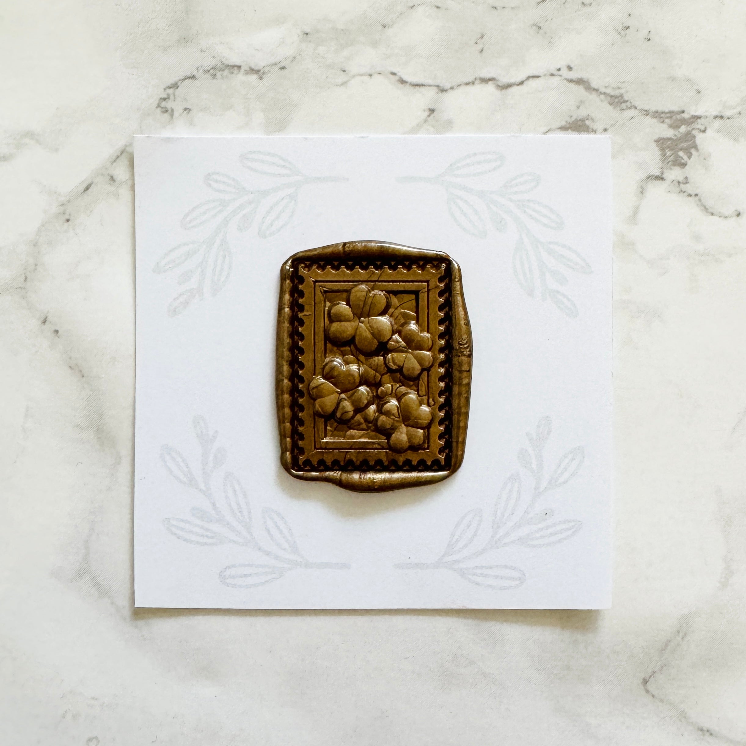 Postage Clover Stamp Wax Seal (3D)