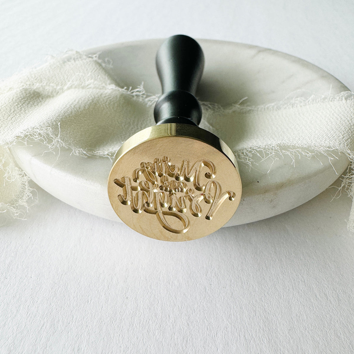 Merry & Bright Wax Stamp