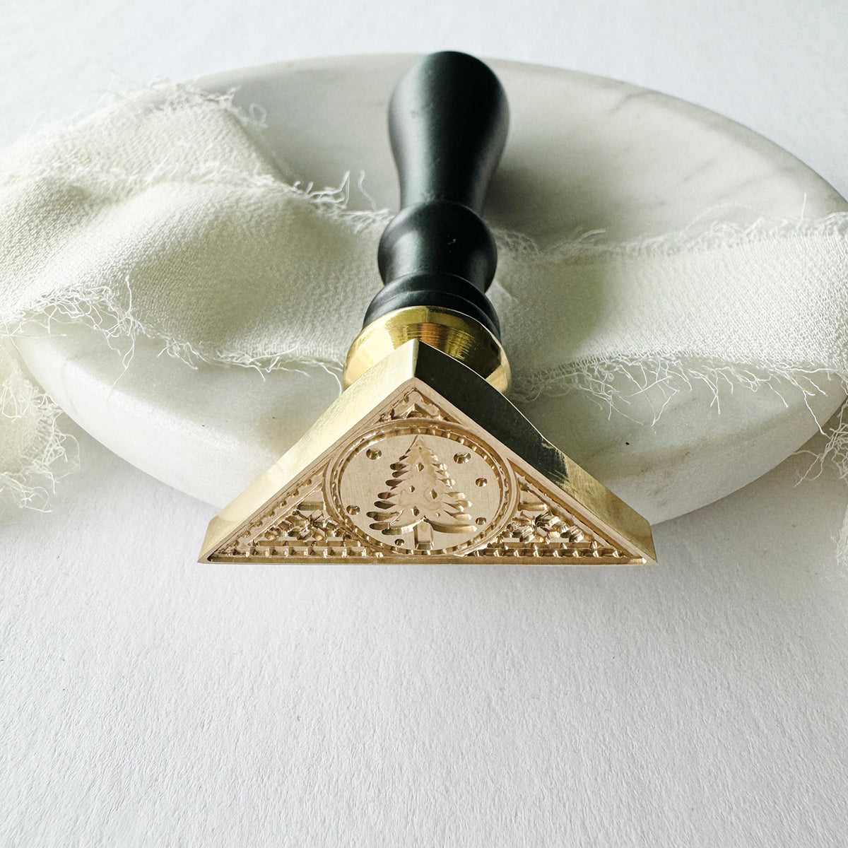 Holiday Triangle Wax Stamp