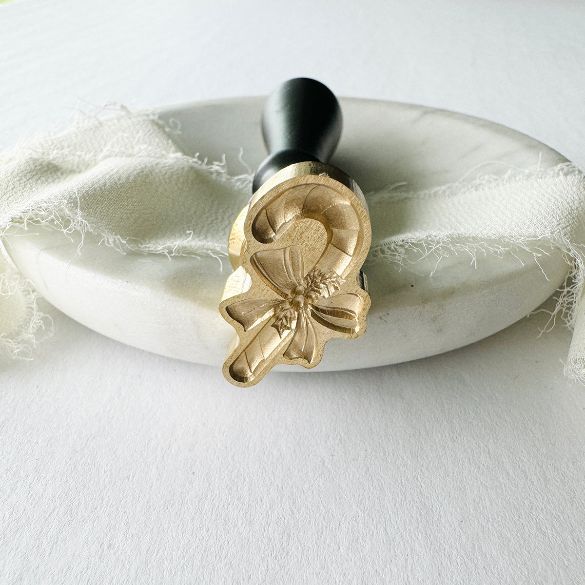 Candy Cane Wax Stamp 3-D