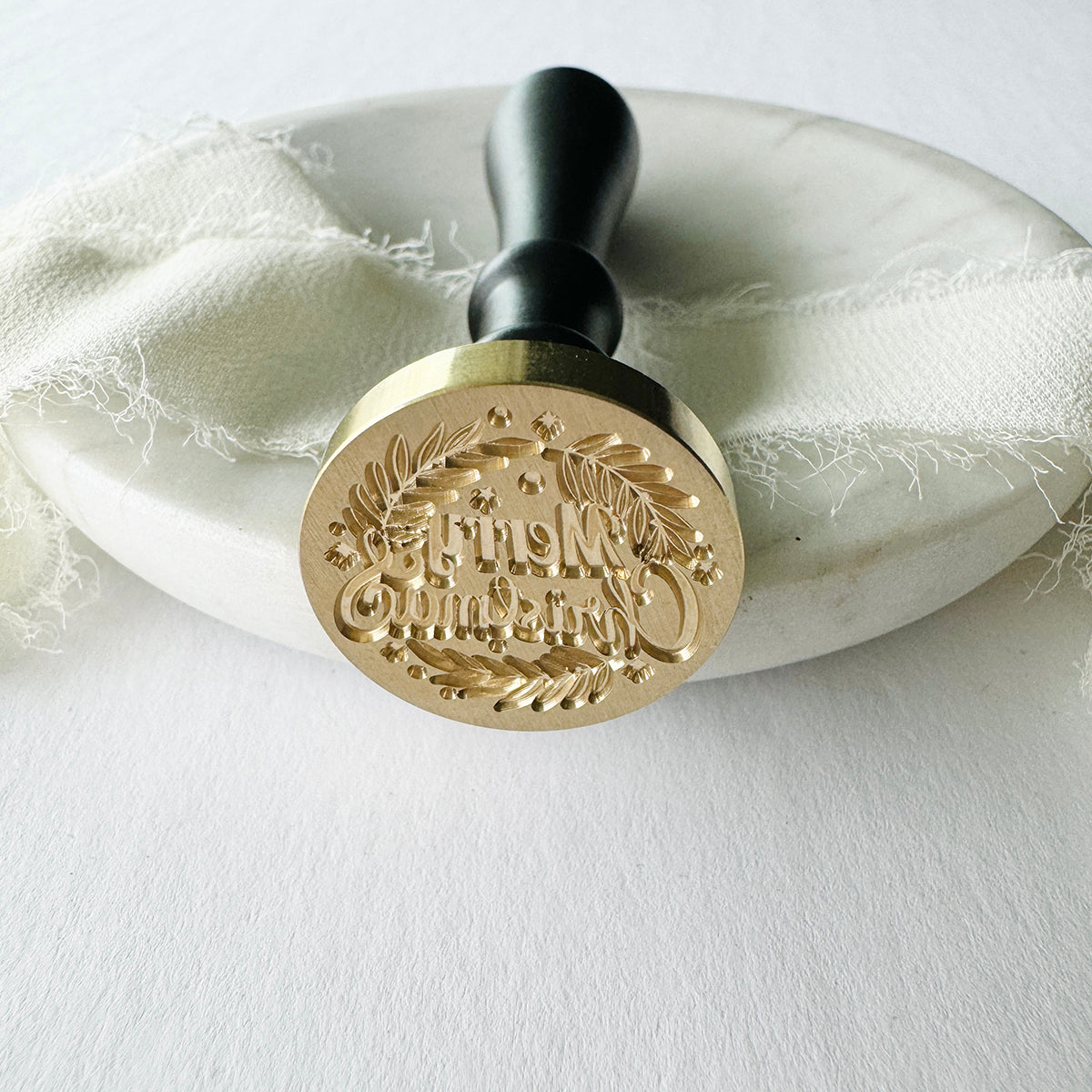 Merry Christmas Wax Stamp