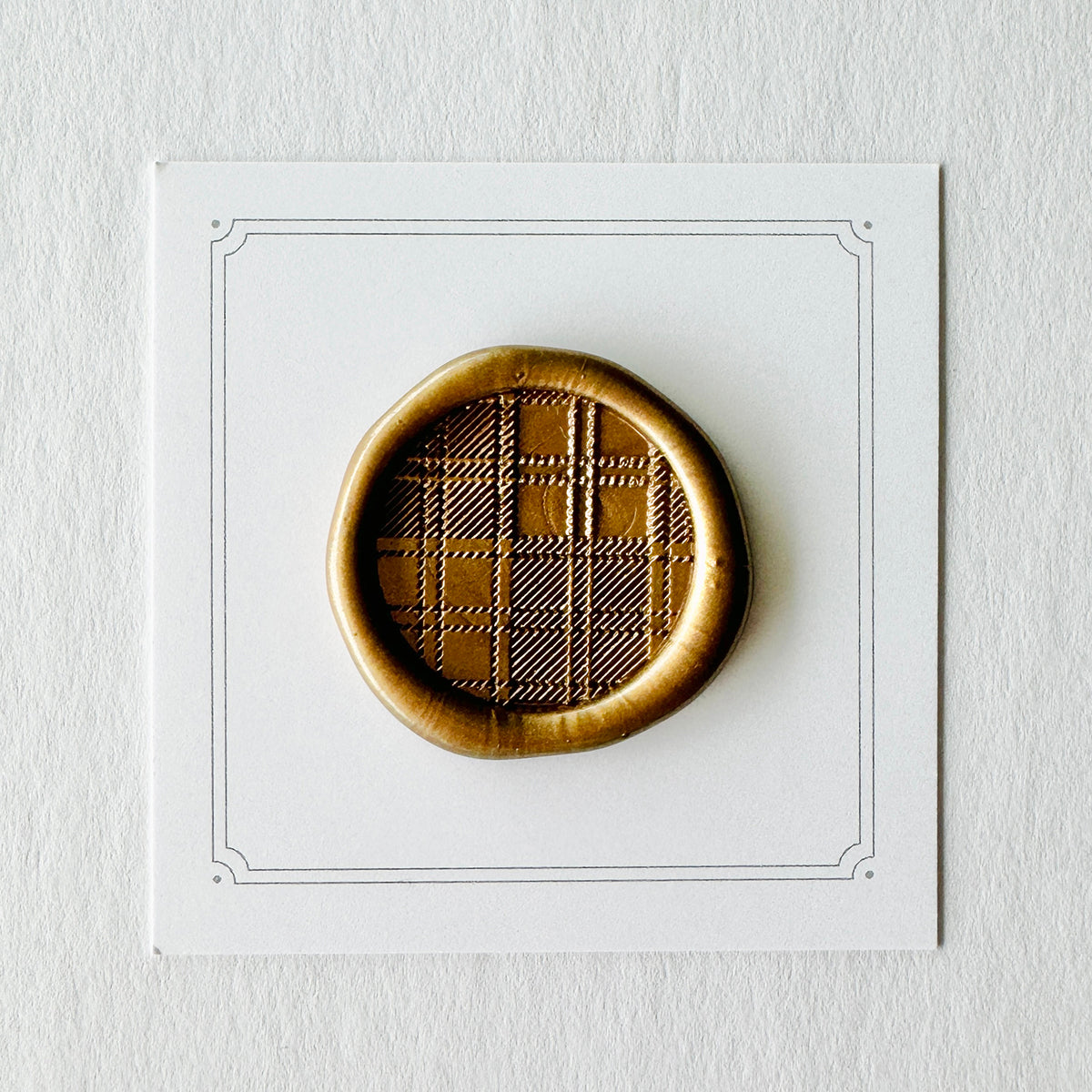 Plaid Wax Seal Stamp