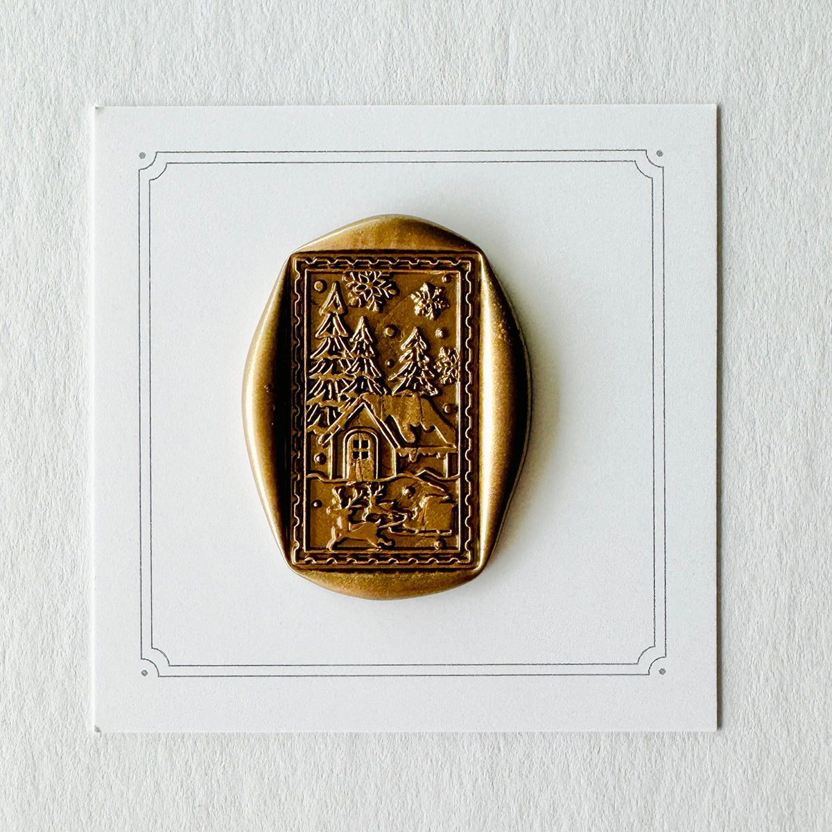 Christmas Postage Wax Stamp