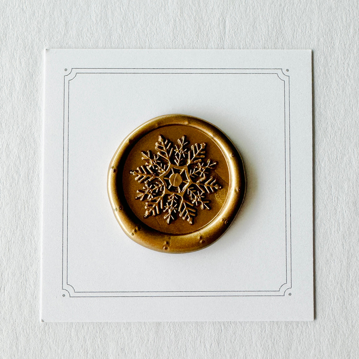 Ornate Snowflake Wax Stamp