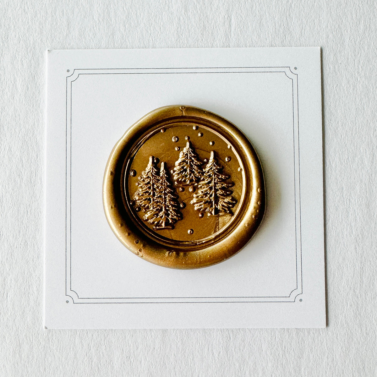 Winter Forest Wax Stamp