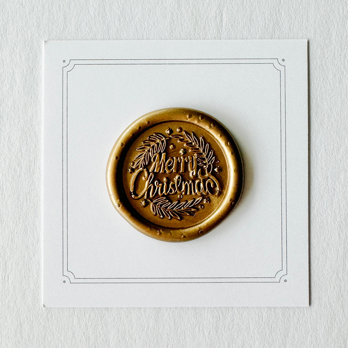Merry Christmas Wax Stamp