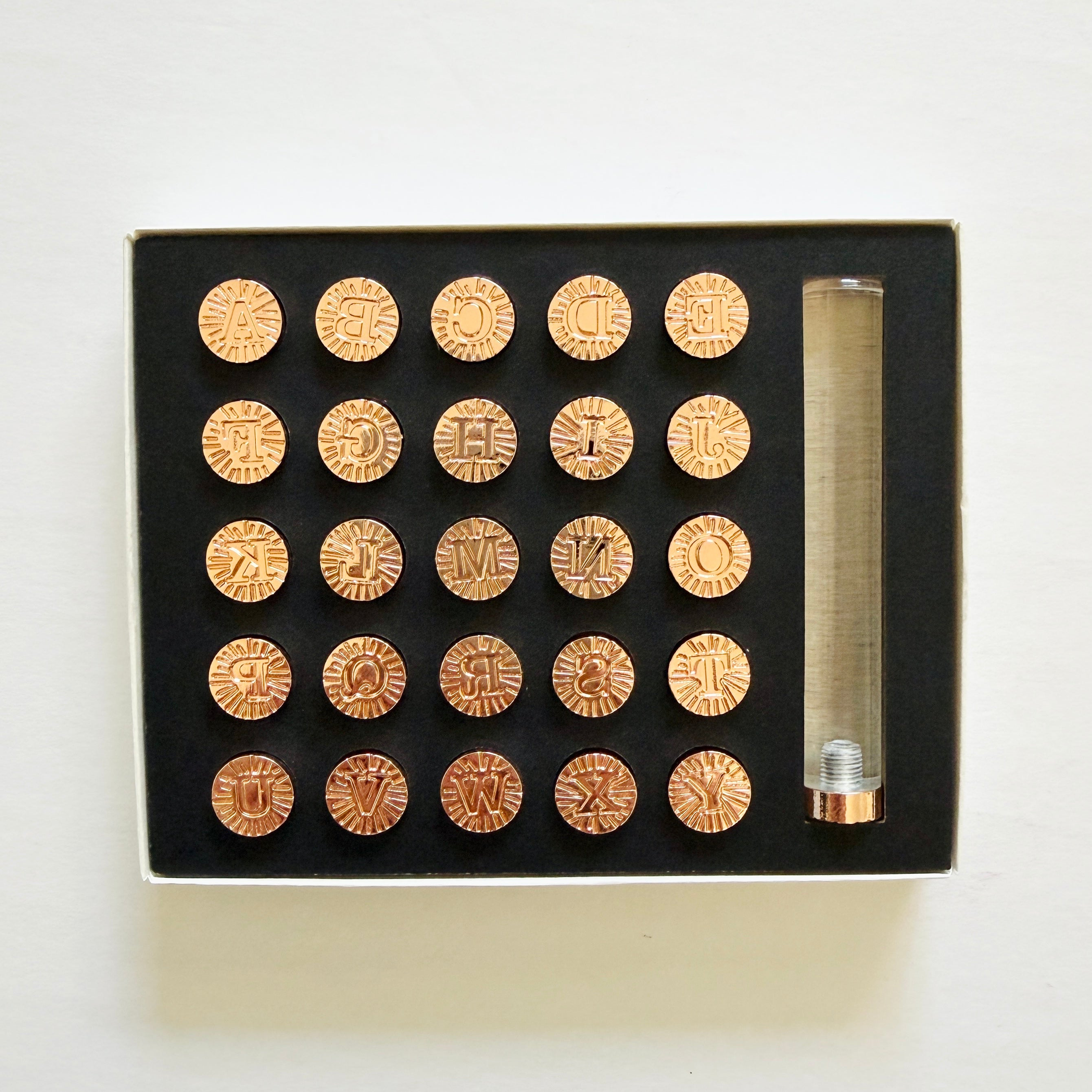 Alphabet Wax Stamp Set