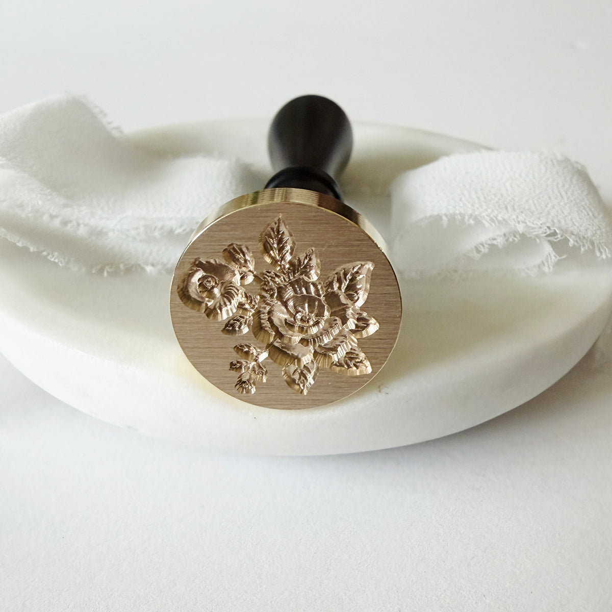 Valentine Rose Wax Seal Stamp 3-D