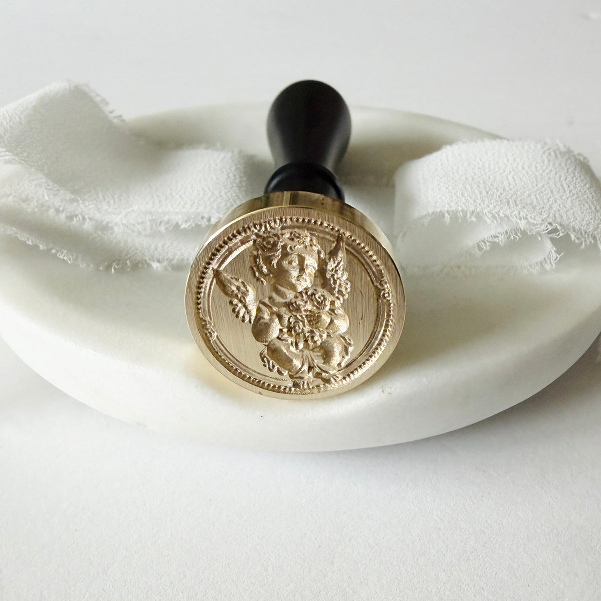 Cherub Wax Seal Stamp 3-D