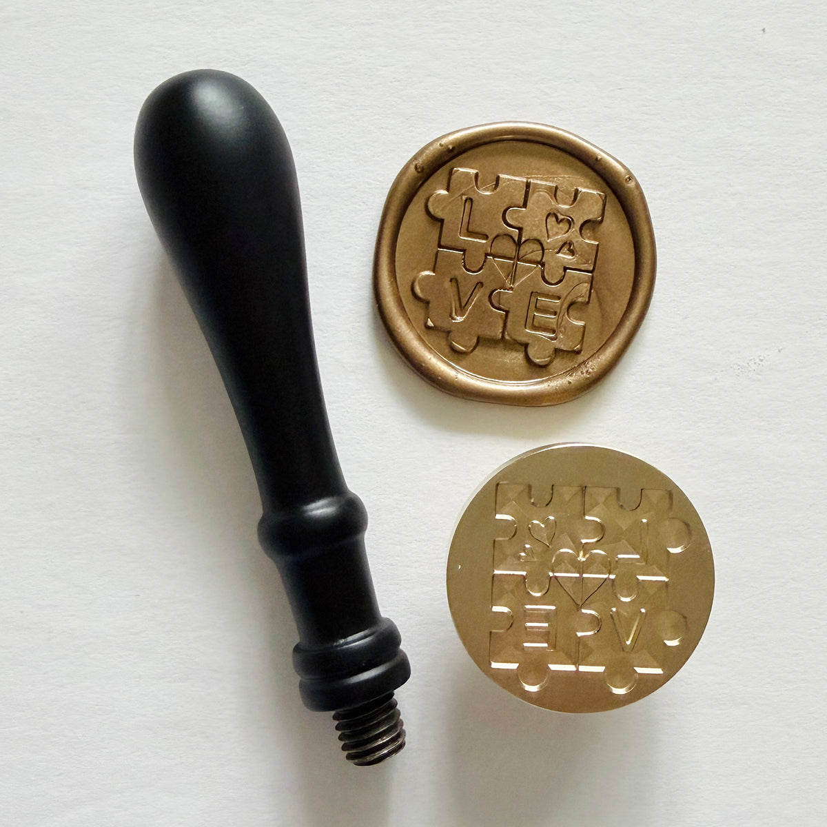 Love Puzzle Wax Seal Stamp