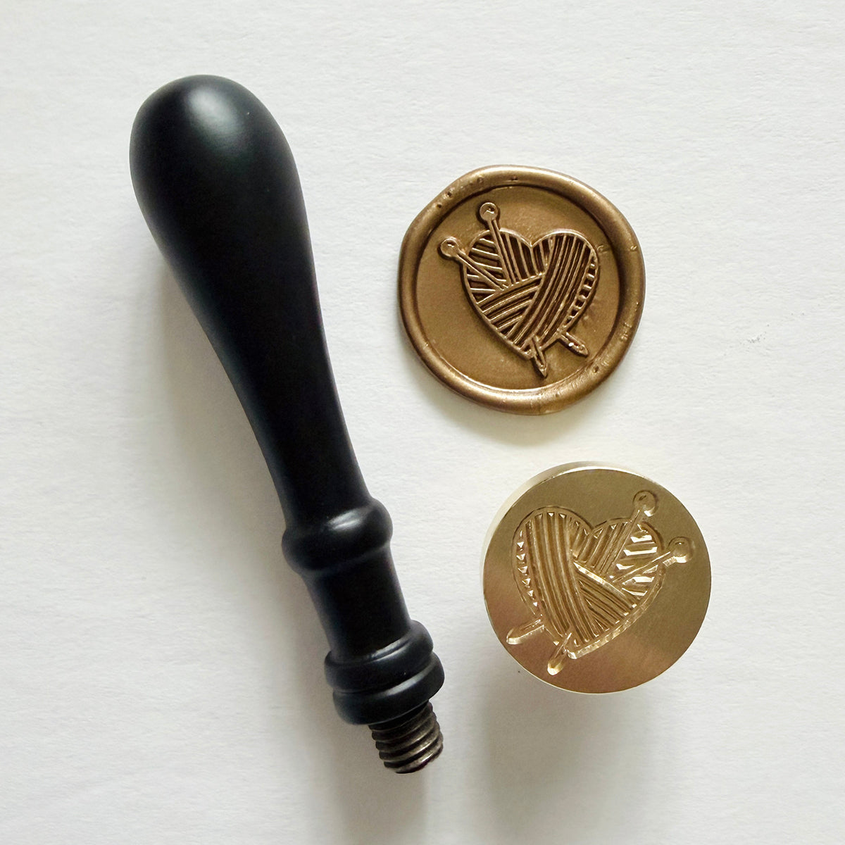 Knitted With Love Wax Seal Stamp