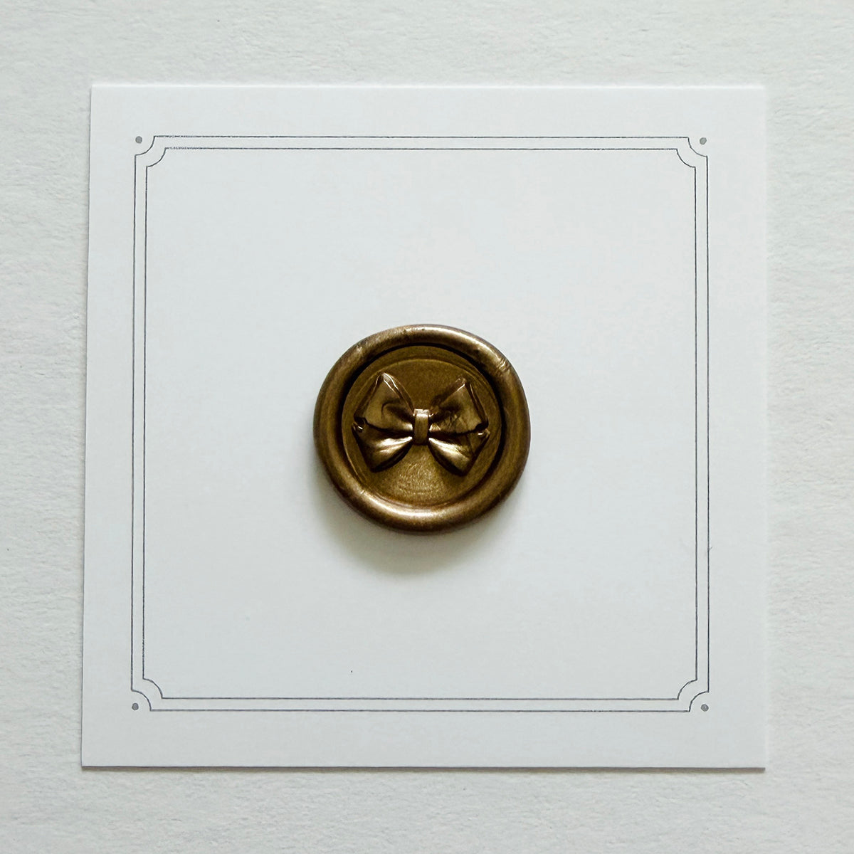 Mini Bow Wax Seal Stamp 3-D
