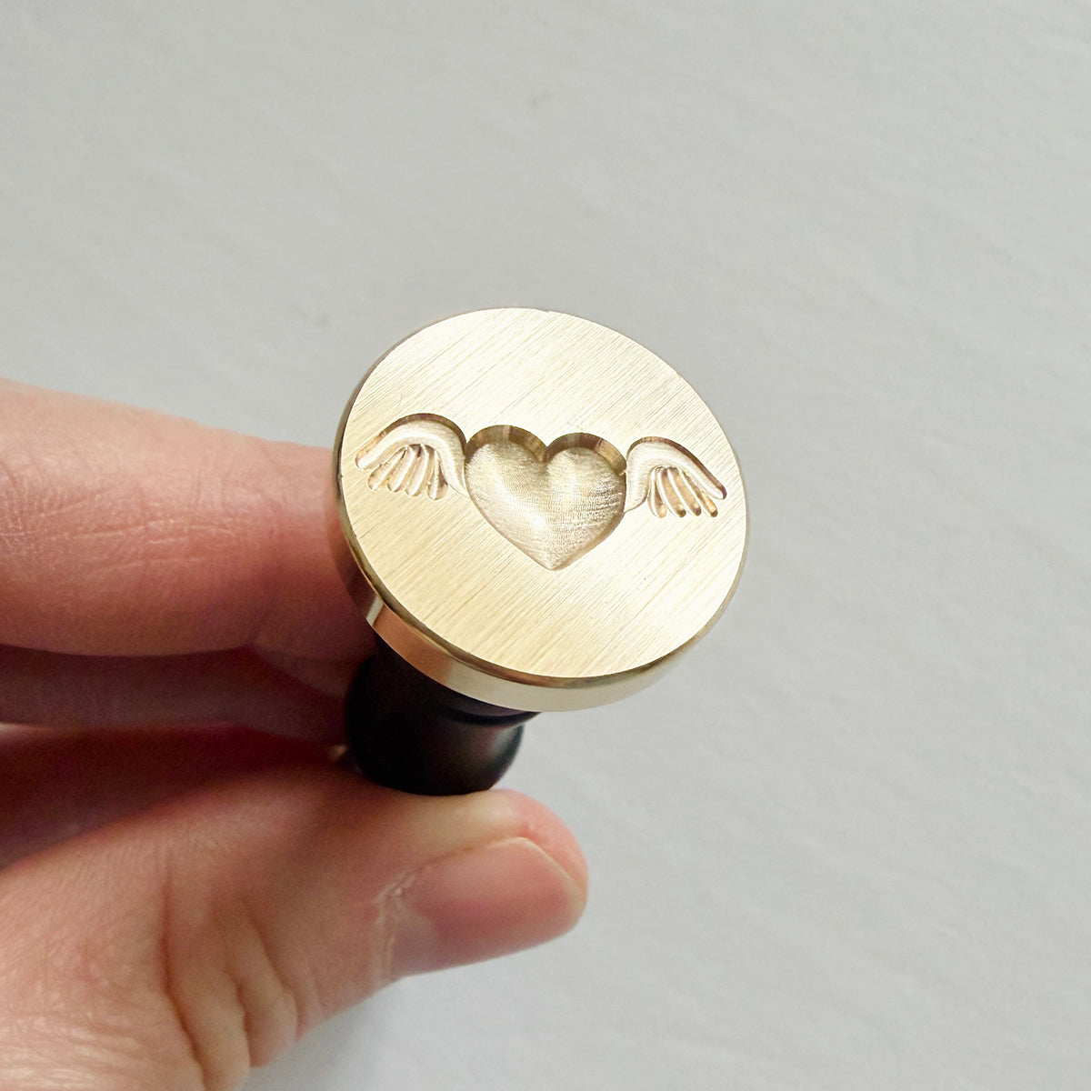 Heart With Wings Wax Seal Stamp 3-D