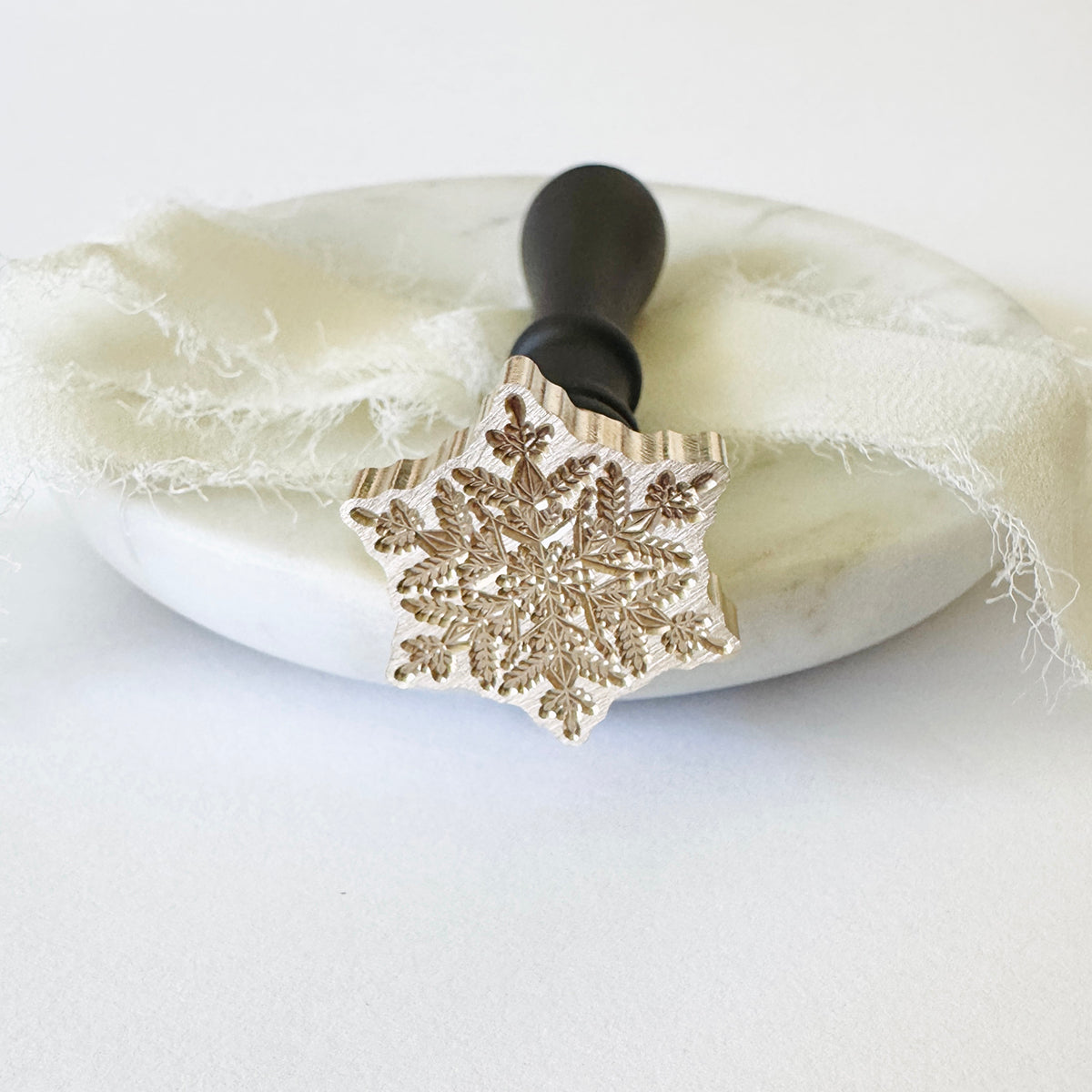 Alpine Snowflake Wax Stamp