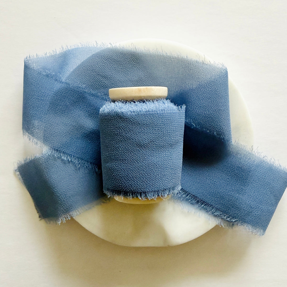 Heirloom Blue Chiffon Ribbon