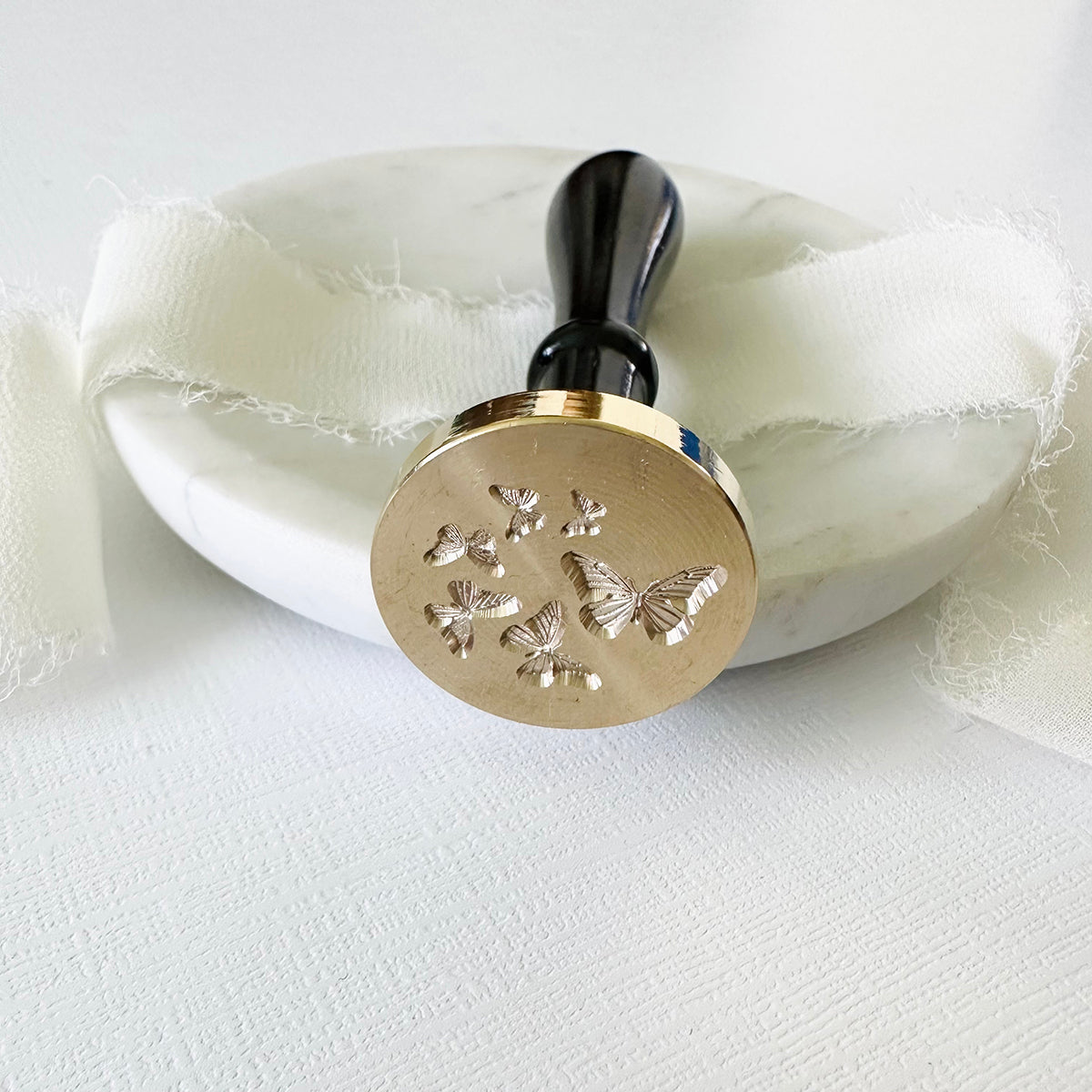 Dancing Butterflies Wax Seal Stamp (3D)
