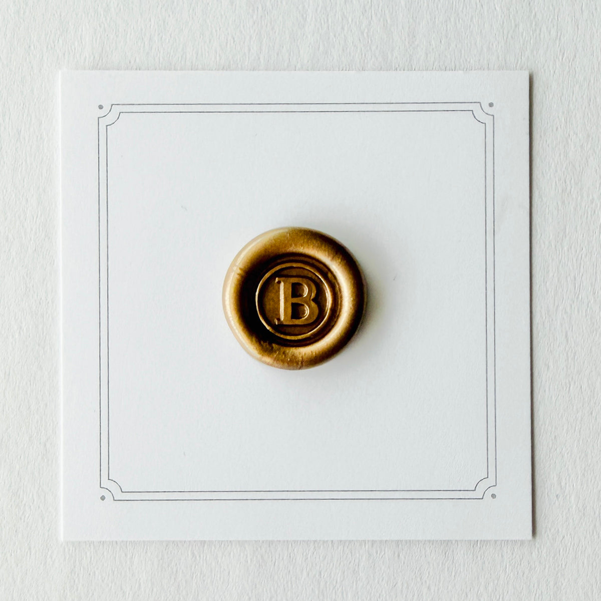 Initial Mini Wax Seal Stamp (A-Z)