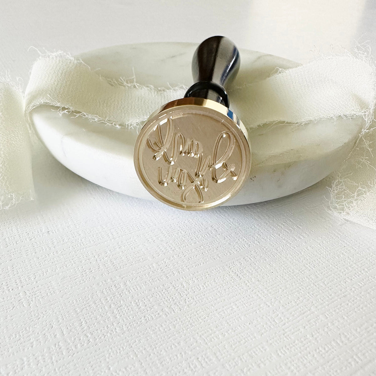 Thank You Bounce Script Wax Seal Stamp