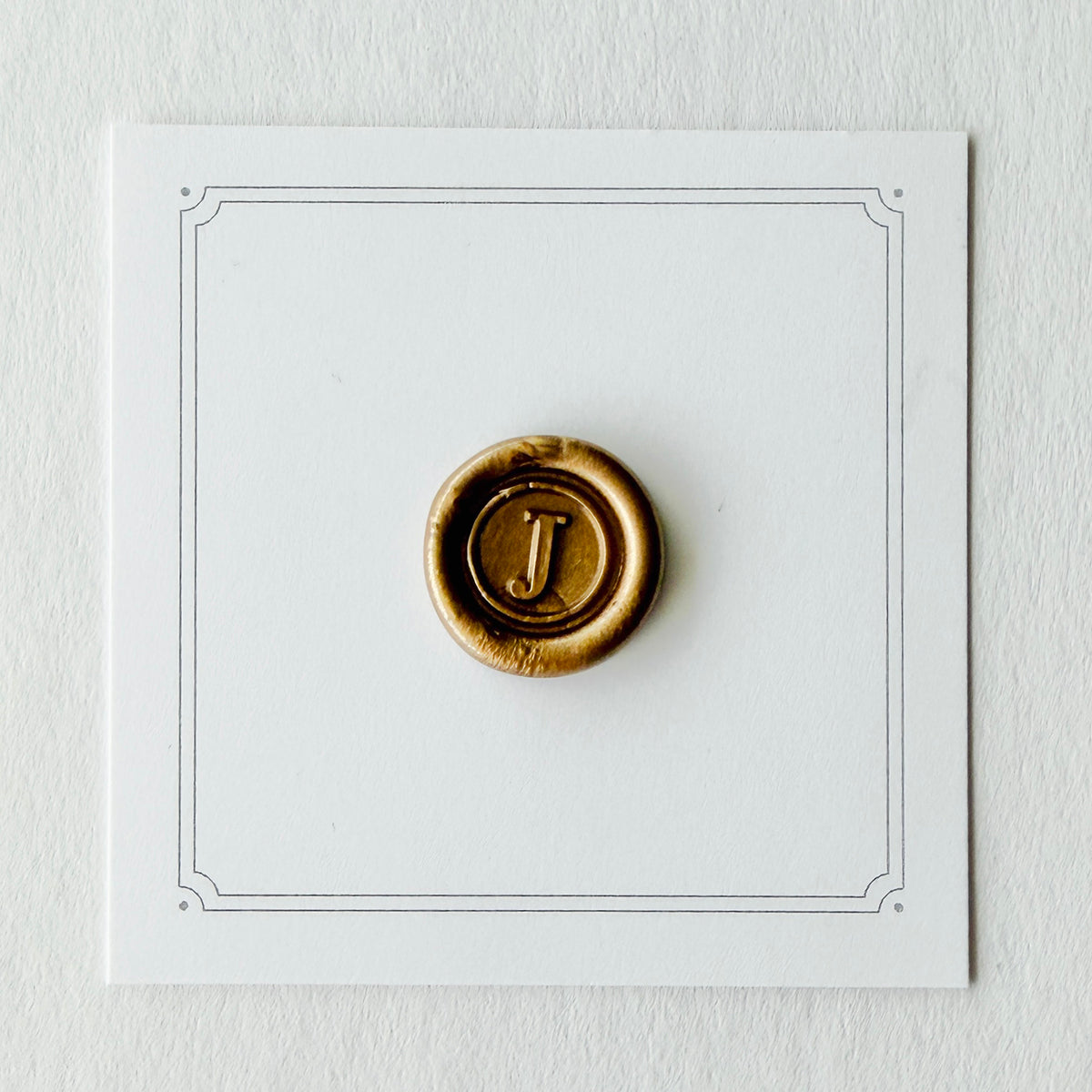Initial Mini Wax Seal Stamp (A-Z)
