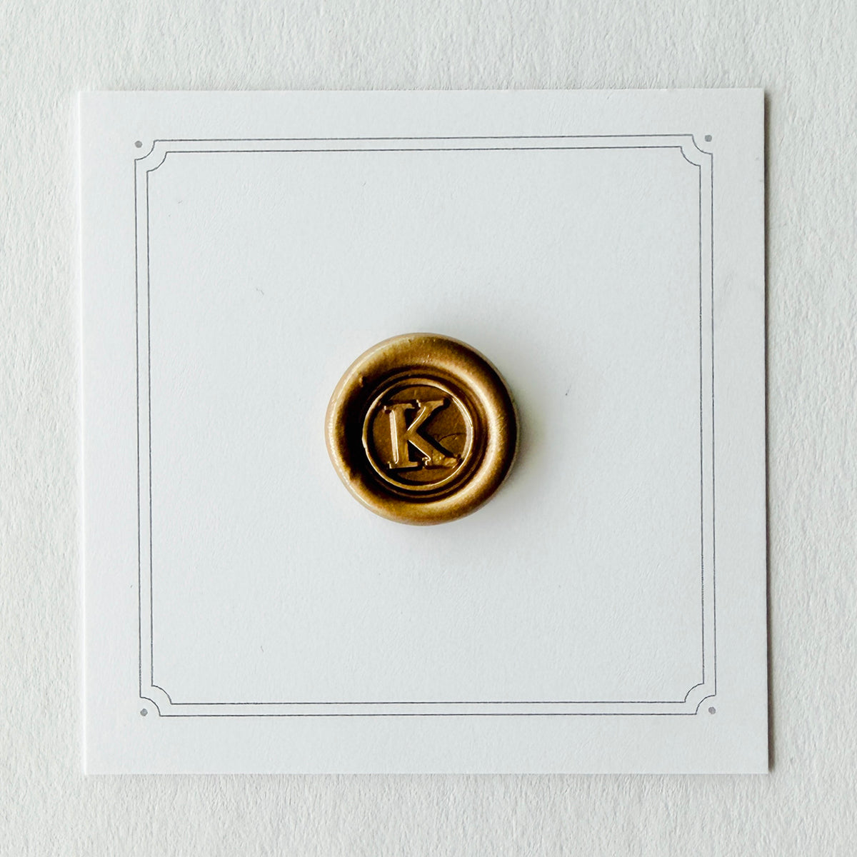Initial Mini Wax Seal Stamp (A-Z)