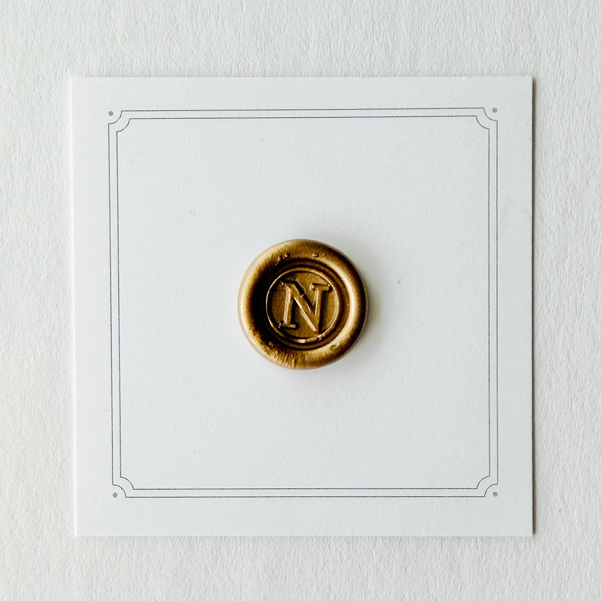 Initial Mini Wax Seal Stamp (A-Z)