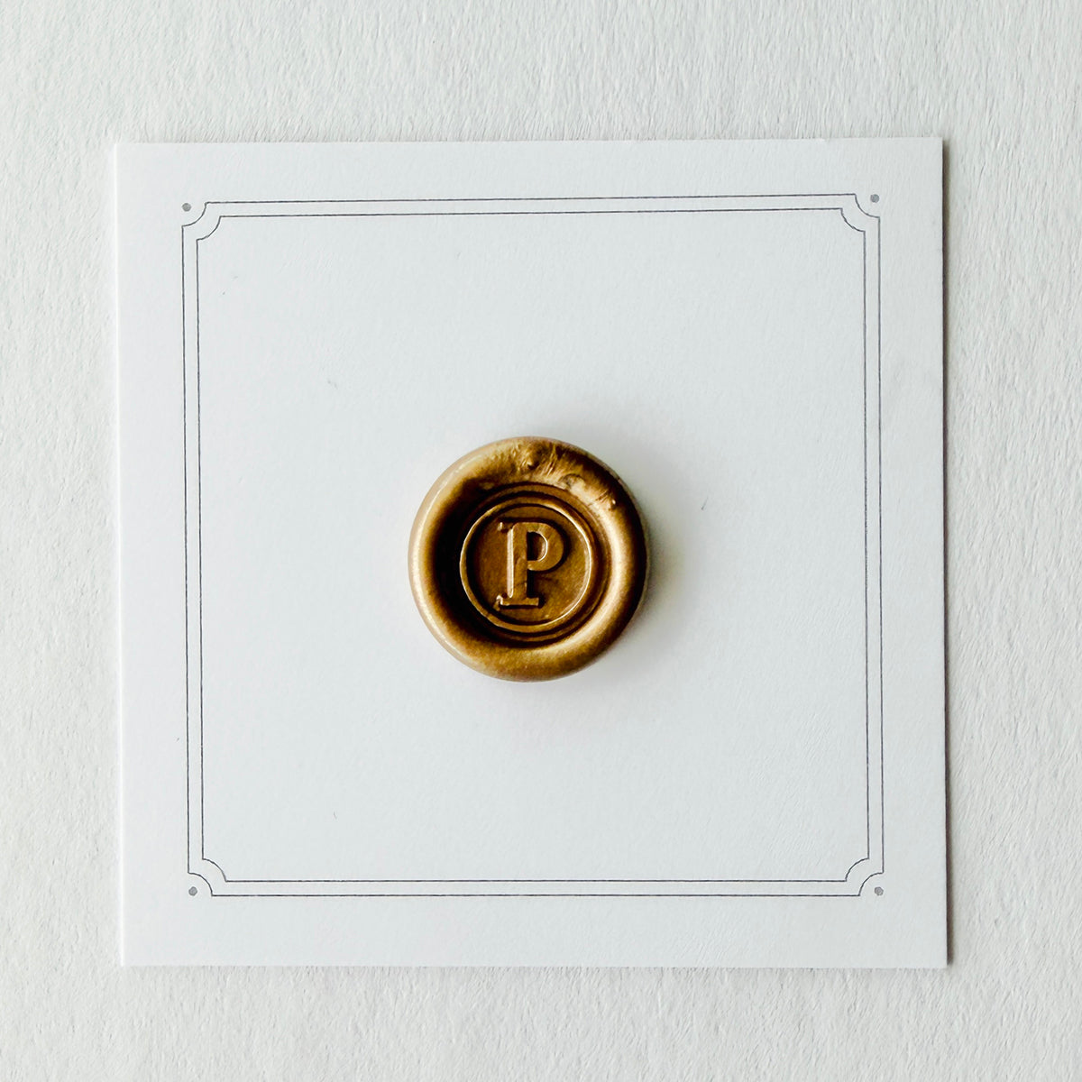 Initial Mini Wax Seal Stamp (A-Z)