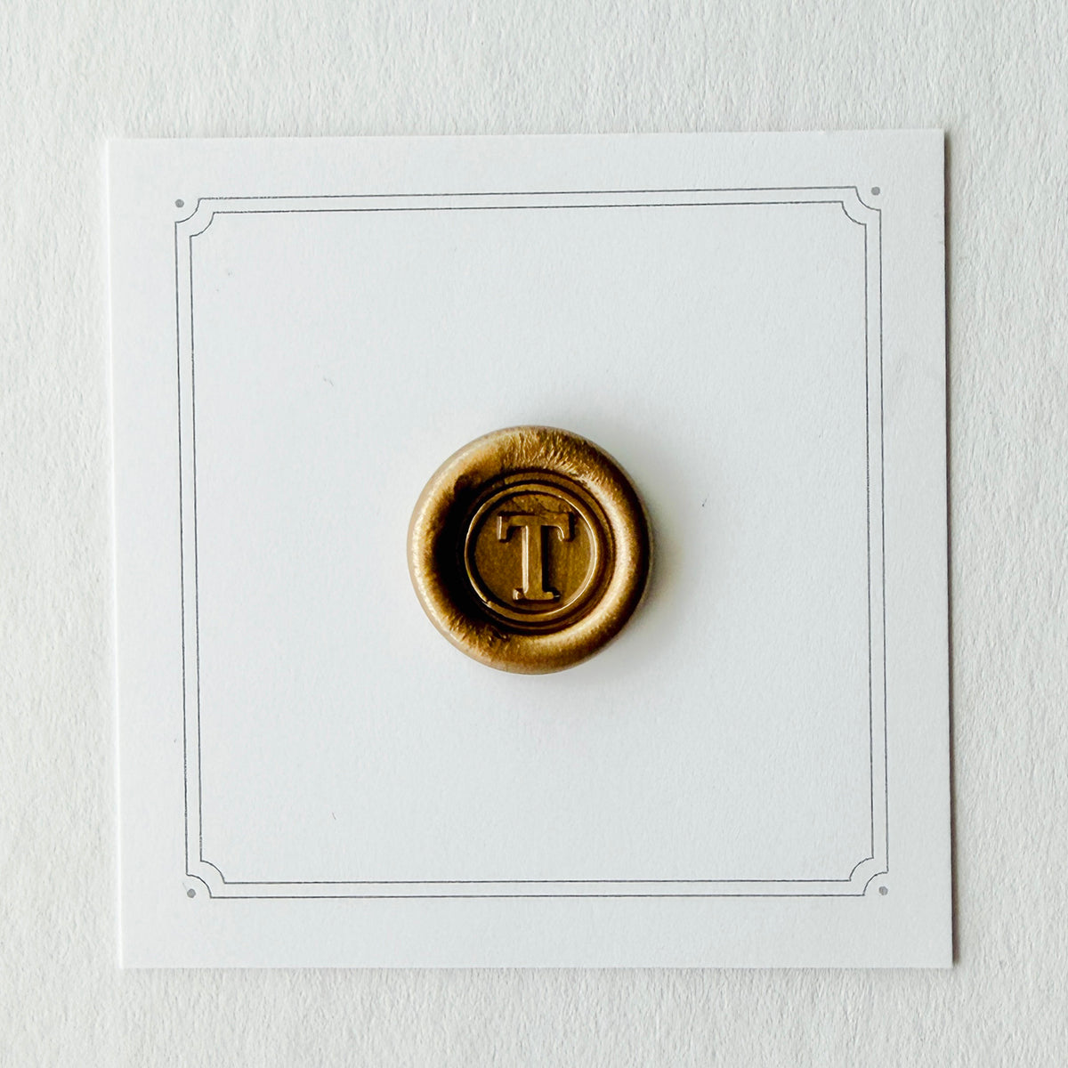 Initial Mini Wax Seal Stamp (A-Z)